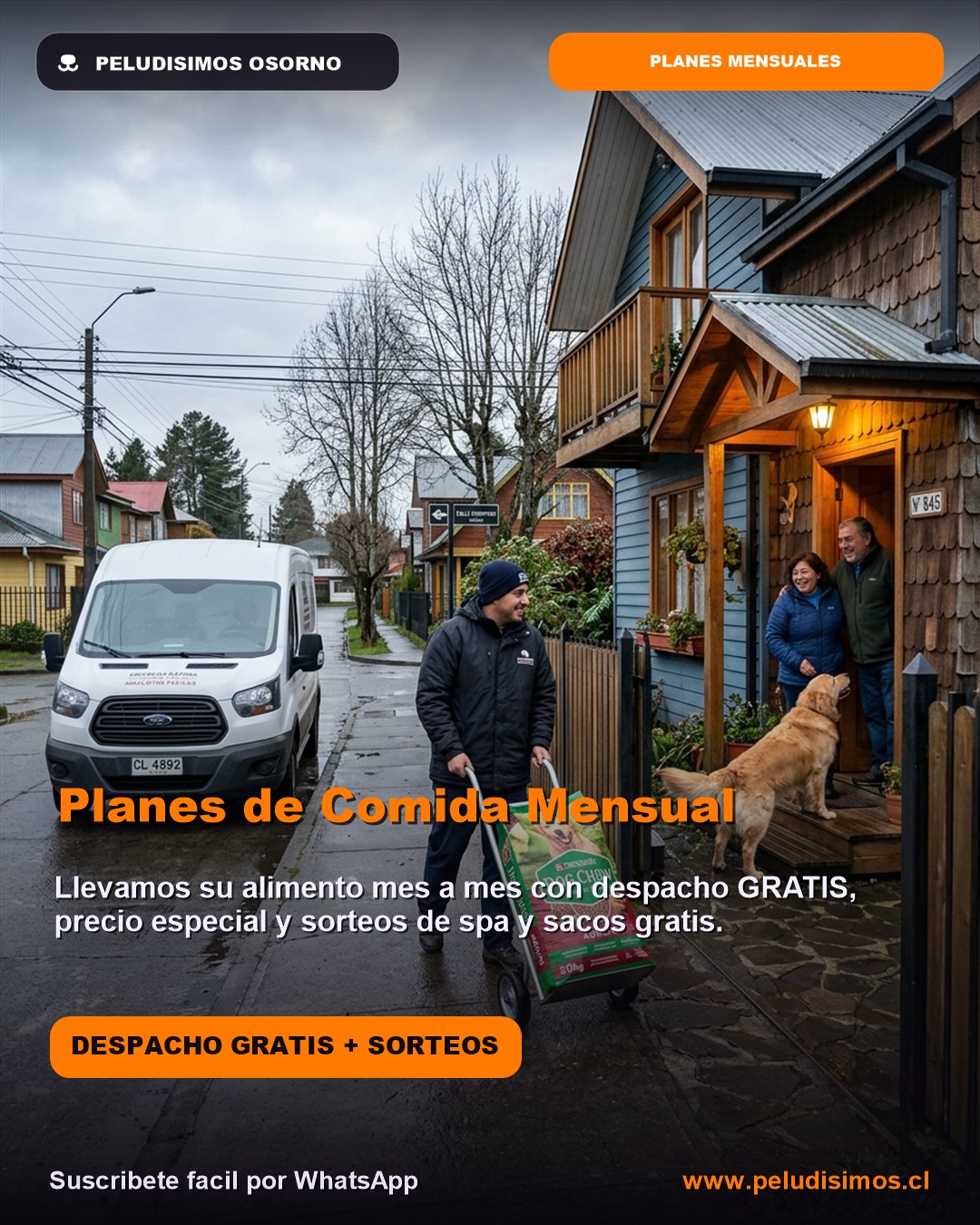 Planes de Comida Mensual en Osorno: Ahorra, Recibe con Despacho Gratis y Gana Premios